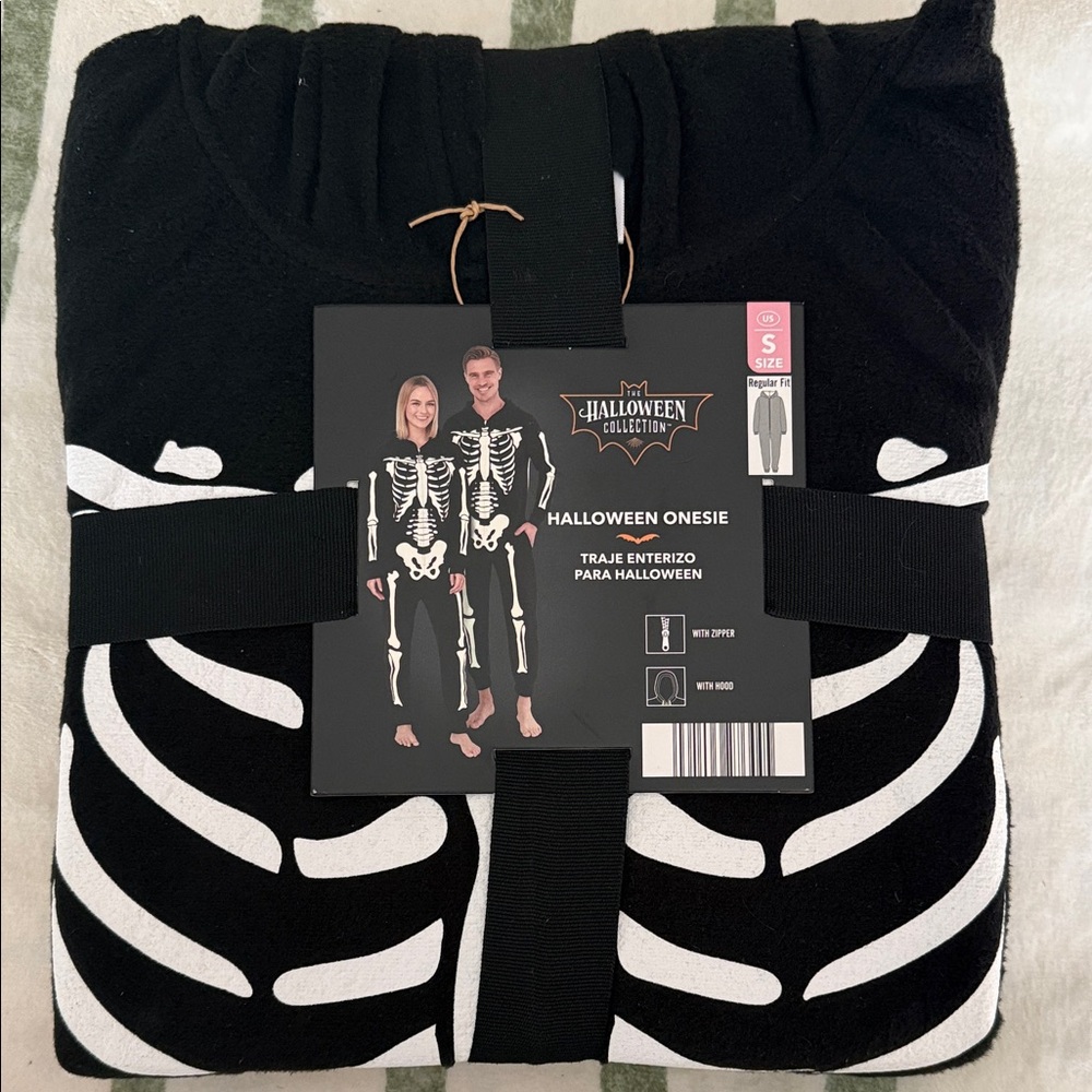 Black and White Skeleton Onesie